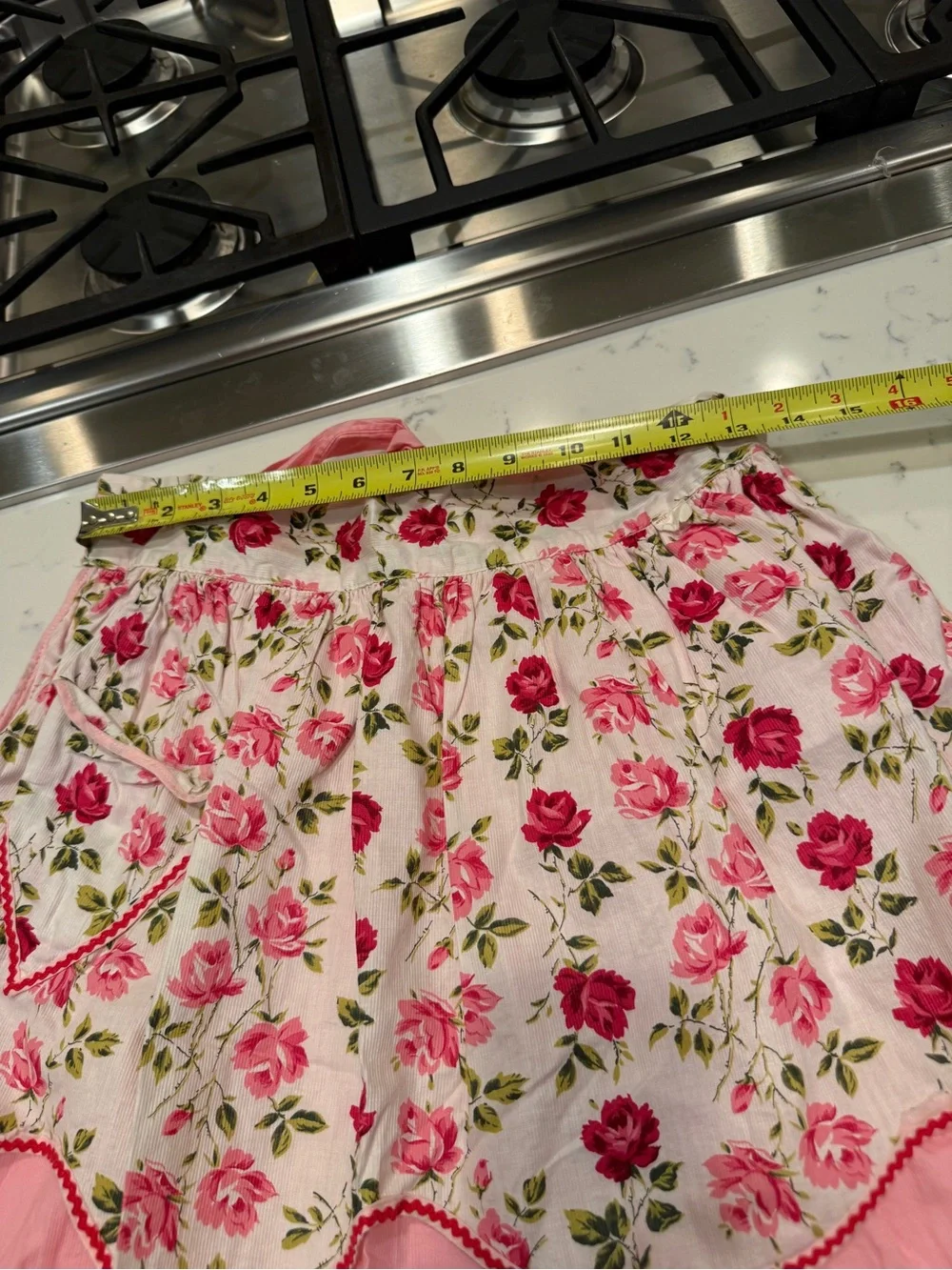 Floral Hostess Apron Cottagecore vintage handmade